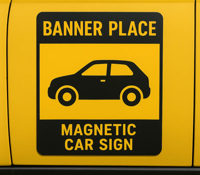 Magnetic Car Signs